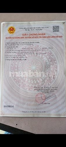 Bán nhanh nền đất tại khu dân cư phân lô Bình Hiếu