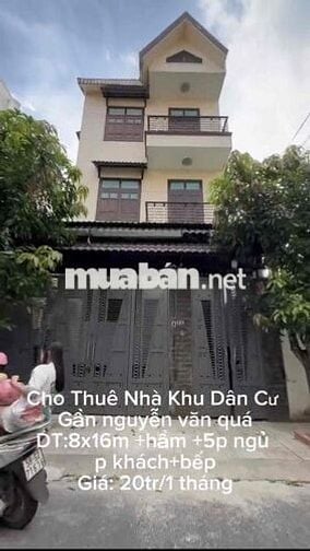 CHO THUÊ NHÀ KDC AN SƯƠNG giá tốt- ĐÔNG HƯNG THUẬN
