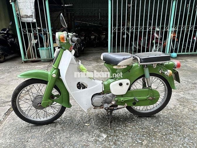Honda Cub Cổ điển Xanh lá, trắng Zin