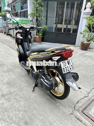 Yamaha Nouvo LX Vàng đen Đã sử dụng xe cọp