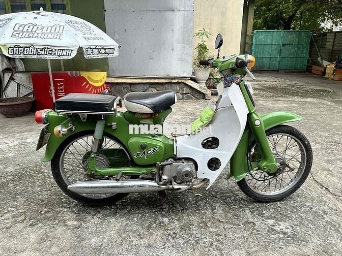 Honda Cub Cổ điển Xanh lá, trắng Zin