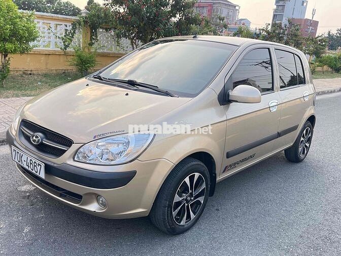 Hyundai Getz 2010 Vàng cát Số sàn. 1 chủ mua mới .