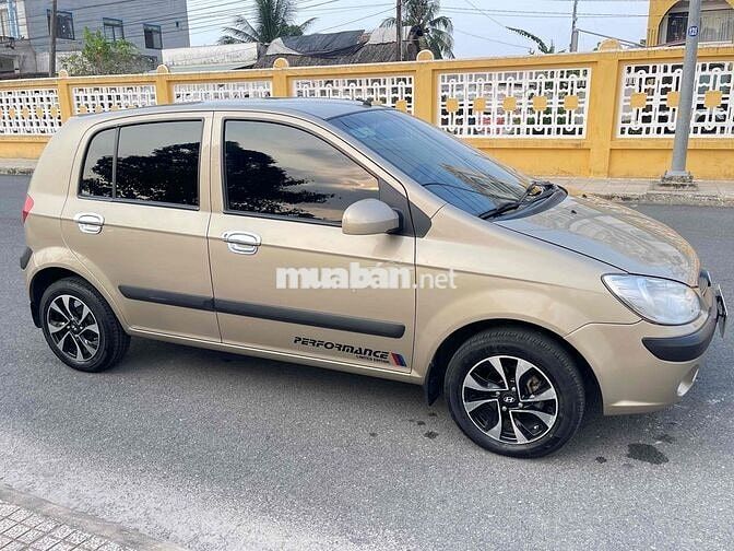 Hyundai Getz 2010 Vàng cát Số sàn. 1 chủ mua mới .