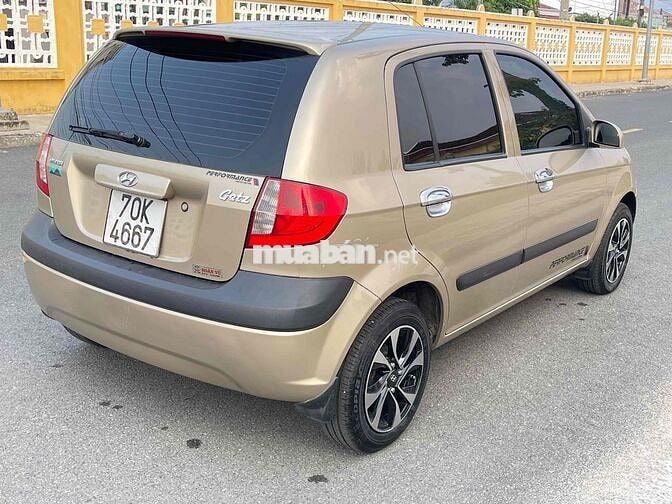 Hyundai Getz 2010 Vàng cát Số sàn. 1 chủ mua mới .