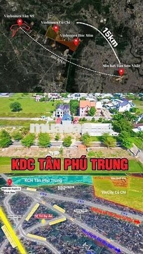 Bán gấp lô đất 80m² full thổ cư giá 1tỷ2 đường Cây Da xã Tân Phú Trung