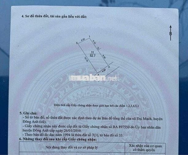 Bán Đất Mạch Lũng Đại Mạch Thiên Lộc Đông Anh Hà Nội  Cầu Thượng Cát