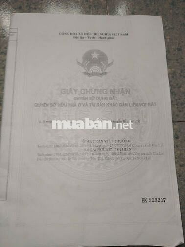 🏡 BÁN ĐẤT THỔ CƯ GIA LAI – CHÍNH CHỦ