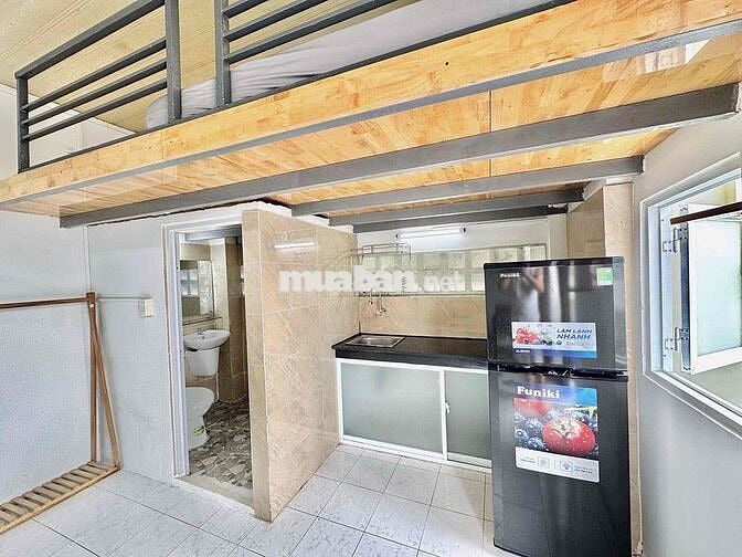 PHÒNG GÁC BAN CÔNG 30m2 - FULL NỘI THẤT - LÊ VĂN SỸ