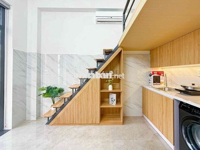 Căn Hộ Studio Gác Lửng Hiện Đại, Có Ban Công Thoáng Mát