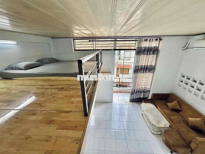 PHÒNG GÁC BAN CÔNG 30m2 - FULL NỘI THẤT - LÊ VĂN SỸ