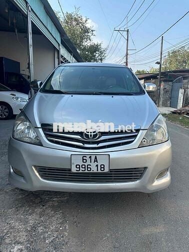Toyota Innova V 2008 Số tự động Bạc 7 chỗ
