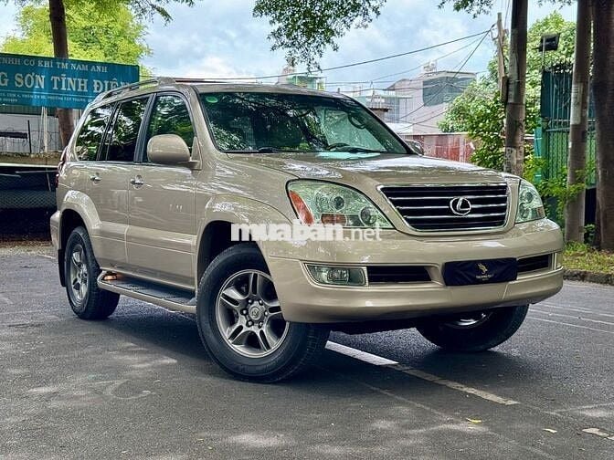 Lexus GX470 2006 V8 4.7L 4WD Vàng Cát