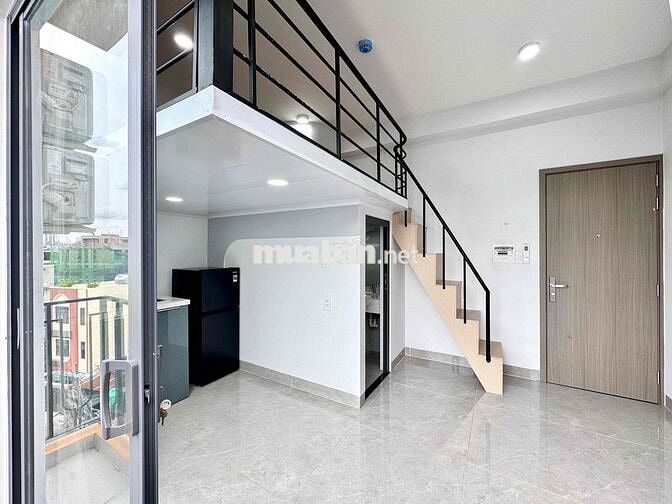 GIẢM 200k - DUPLEX BAN CÔNG ĐI BỘ TỚI VLU - HẦM XE THANG MÁY