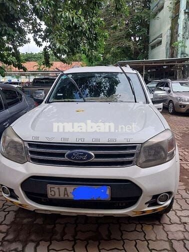 Ford Everest 2014 1 cầu Trắng Tự động