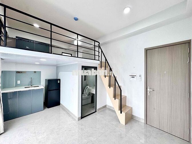 GIẢM 200k - DUPLEX BAN CÔNG ĐI BỘ TỚI VLU - HẦM XE THANG MÁY