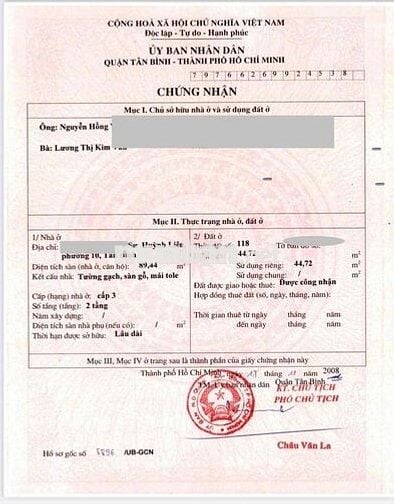 BÁN NHÀ NI SƯ HUỲNH LIÊN, 2 TẦNG 90M2. Giá 4,4ty