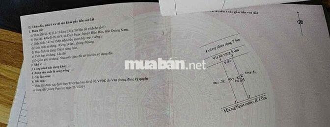 Đất khu phố chợ Điện Ngọc đường 7.5 giá rẻ bất ngờ