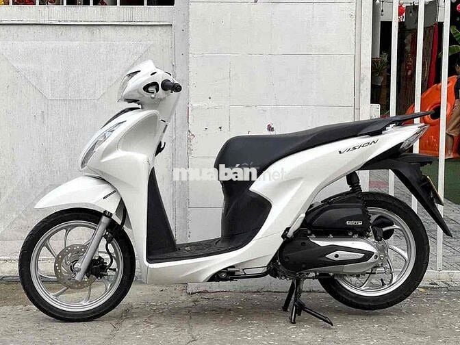 Honda Vision 2022 Trắng đen bstp odo chuẩn 18k