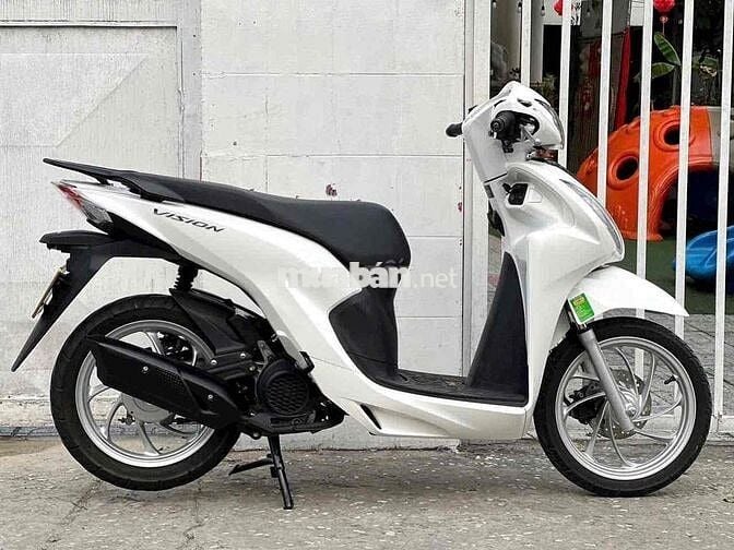 Honda Vision 2022 Trắng đen bstp odo chuẩn 18k