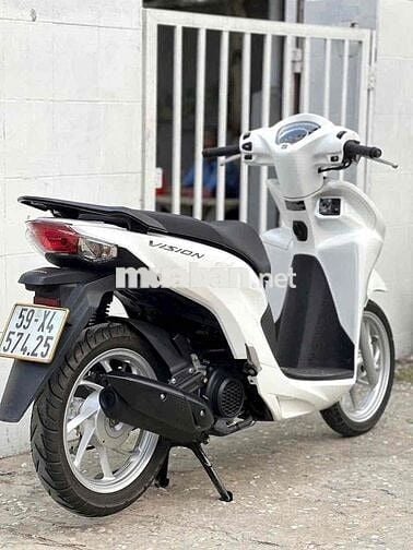 Honda Vision 2022 Trắng đen bstp odo chuẩn 18k
