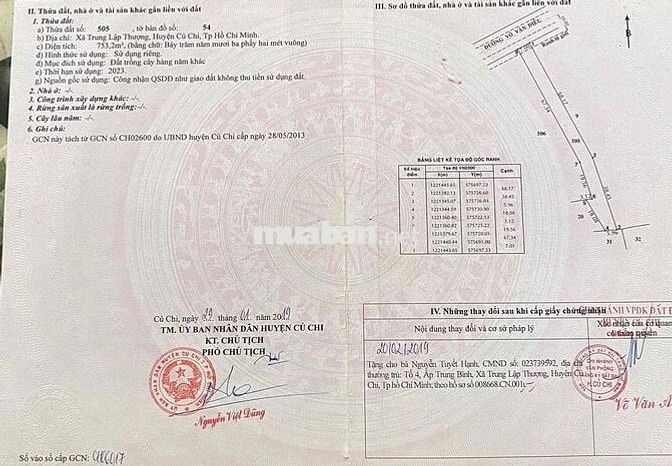 Bán đất mặt tiền Võ Văn Điều , phường thái mỹ ,xã trung lập thượng củ