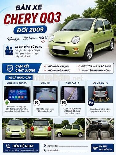 Chery QQ3 2009 Xanh lá 4 chỗ
