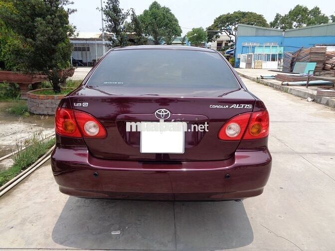 Toyota Altis 1.8G 2002 số sàn cọp zin