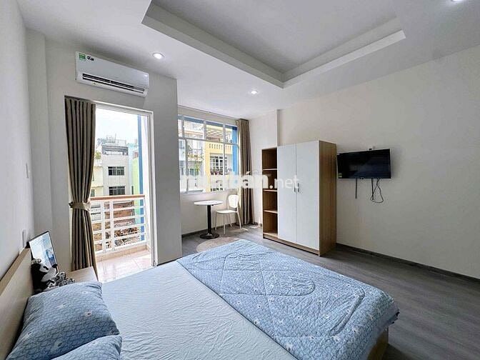 🏡 Studio Full Nội Thất Có Ban Công – Khóa Vân Tay – Gần Central Mall Q