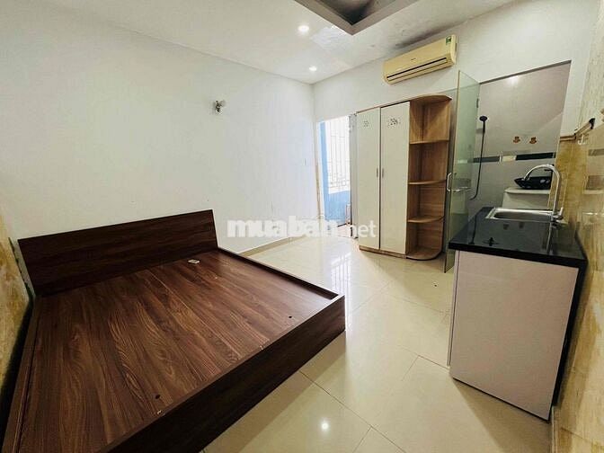 CHO THUÊ PHÒNG STUDIO, BAN CÔNG, FULL NỘI THẤT, GẦN CÔNG VIÊN PHÚ LÂM