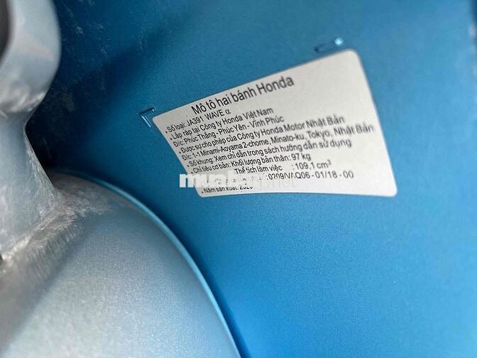 Honda Wave Alpha 2020 Xanh bạc 109.1 cm3