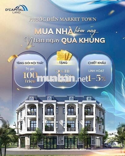 Nhà Phố Phước Điền Market Town Bình Chuẩn, Thuận An, Bình Dương