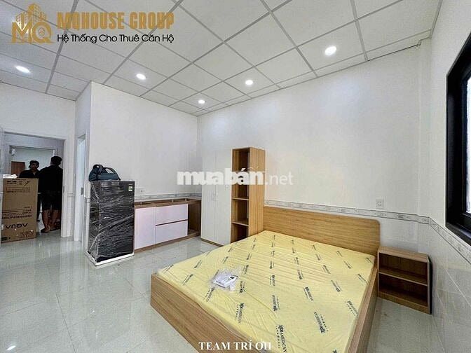 Mới 100% phòng 30m2 ban công ngay Nguyễn Xí gần Hutech , Ngoại Thương