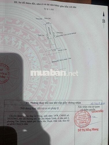 Chính chủ bán nhà 2 mặt tiền đường lớn dt 743c