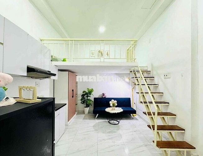 Cho Thuê Phòng Gác Cao Full Nội Thất Có Thang Máy Gần Đại Học Văn Hiến
