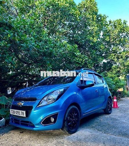Chevrolet Spark LTZ 2015 Tự động 80000 km Xanh