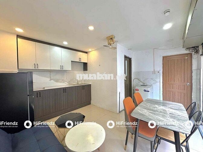 CĂN HỘ 1PN BAN CÔNG - TÁCH BẾP FULL NỘI THẤT | THANG MÁY NGAY Q10