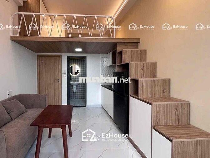TRỐNG 1 PHÒNG DUPLEX CÓ GÁC BAN CÔNG FULL NỘI THẤT NGAY LOTTE CỘNG HOÀ