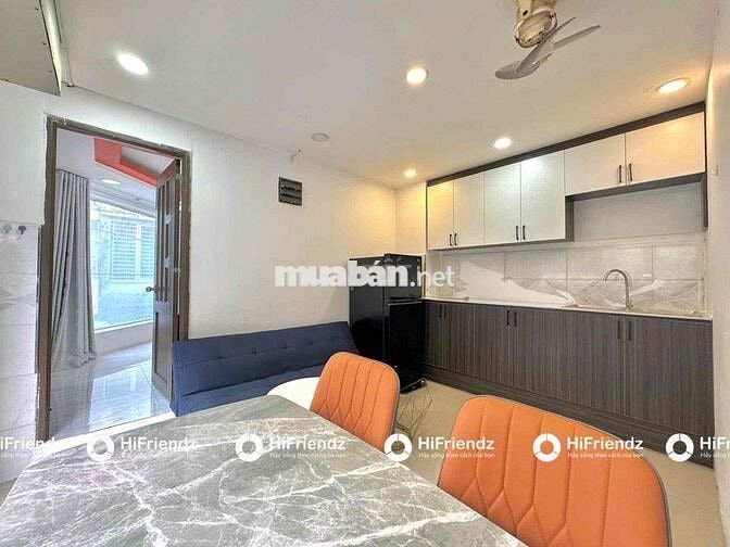 CĂN HỘ 1PN BAN CÔNG - TÁCH BẾP FULL NỘI THẤT | THANG MÁY NGAY Q10