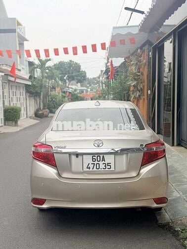 Toyota Vios 2018 bản G, Vàng cát 120.000 km