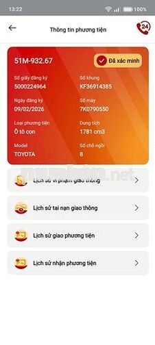 Toyota Zace Surf 2005 Số sàn Vàng bạc
