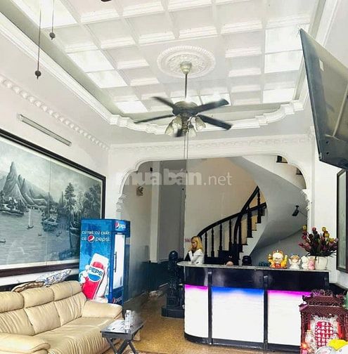 Khách sạn 2 mặt tiền Hà Huy Giáp 5L 16P ngang 4.5m 90m2 sát GV 15.2 tỷ