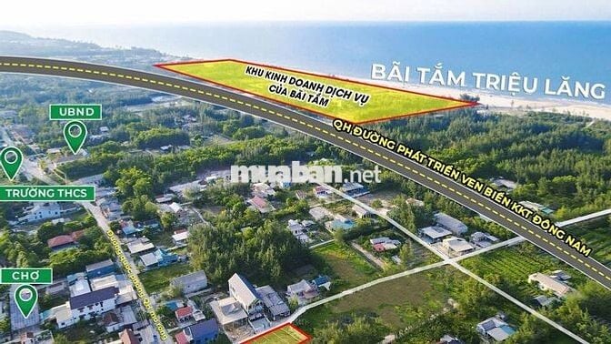 GIA ĐÌNH CẦN BÁN LÔ ĐẤT NẰM GIỮA QUẢNG TRƯỜNG BIỂN NAM CỬA VIỆT