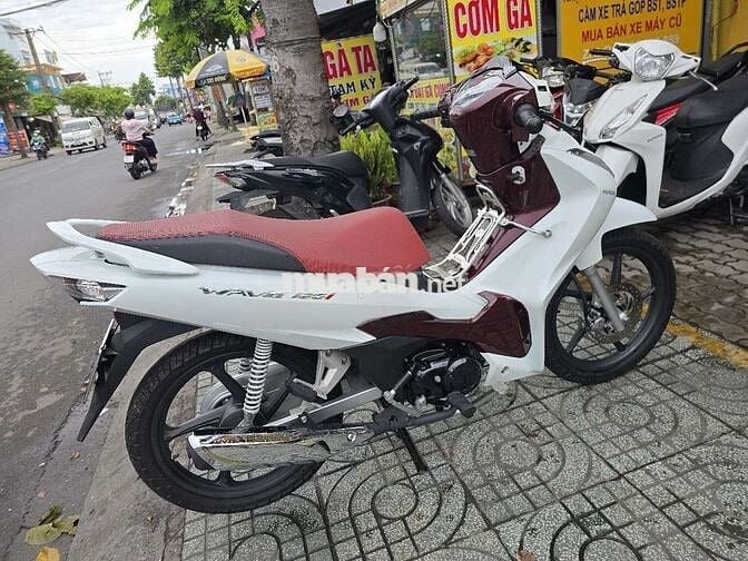 Honda Wave Thái 125cc 2024 Trắng đỏ 4000 km