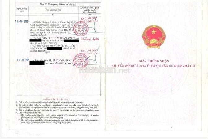 Bán đất tặng nhà cấp 4 Q3, ngang 7.5m, hẻm xe tải Lý Chính Thắng