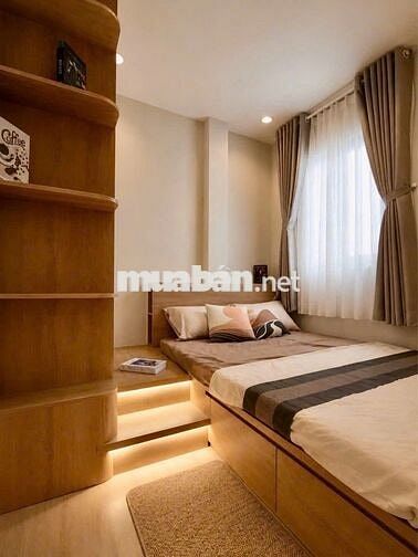 NHÀ ĐẸP LÊ QUANG ĐỊNH 2 TẦNG 2 PN DTSD 39M2 NGANG LỚN 5.5 TẶNG FULL NT