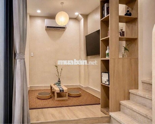NHÀ ĐẸP LÊ QUANG ĐỊNH 2 TẦNG 2 PN DTSD 39M2 NGANG LỚN 5.5 TẶNG FULL NT
