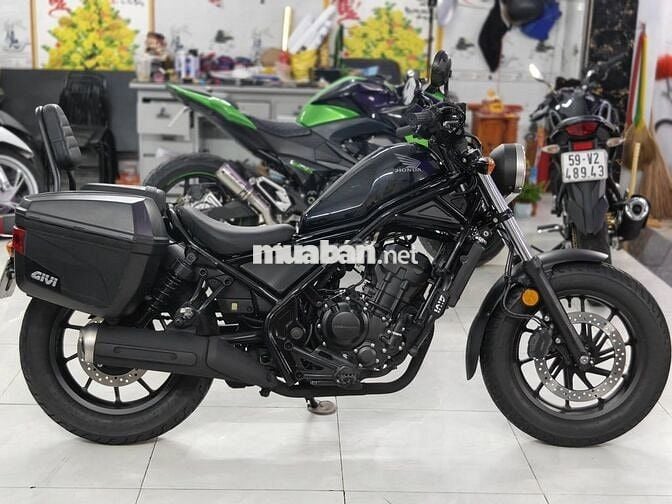 Honda Rebel 300 2018 Đen 13.000 km Full đồ chơi