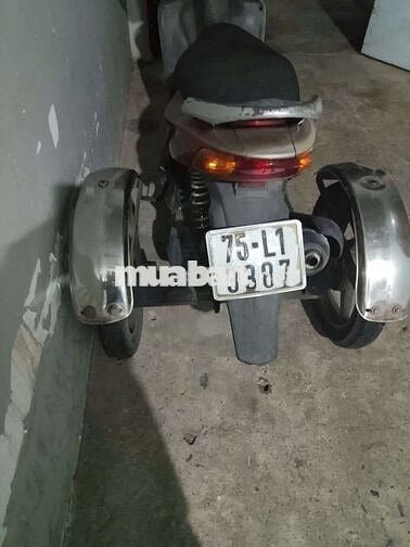 Xe máy 3 bánh Trắng 75-L1 3387