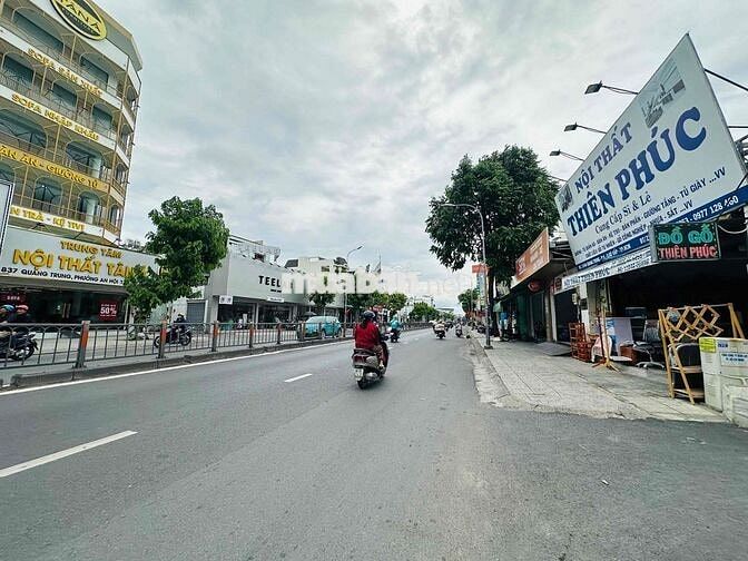 CHO THUÊ NHÀ MẶT TIỀN NGANG 8M5 QUANG TRUNG GÒ VẤP