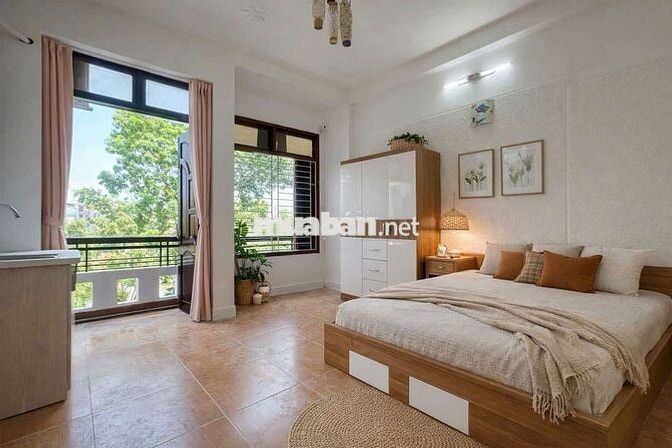CHO THUÊ CĂN HỘ 1PN BAN CÔNG NGAY CÔNG VIÊN LÊ THỊ RIÊNG 